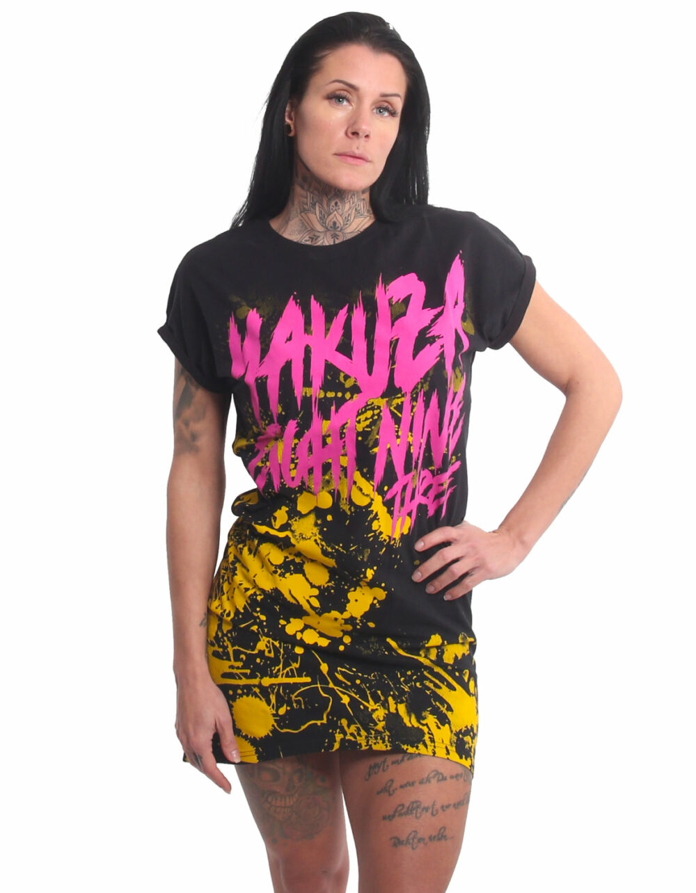 YAKUZA Spotted Urban T-Shirt Kleid