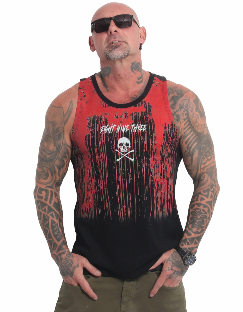 YAKUZA Blood Slim Racer Tanktop