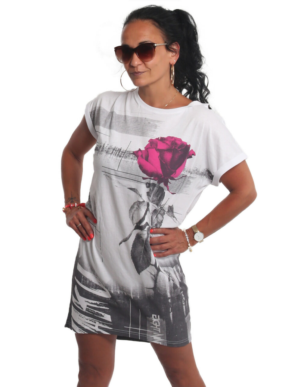 YAKUZA Diffuse Urban T-Shirt Kleid