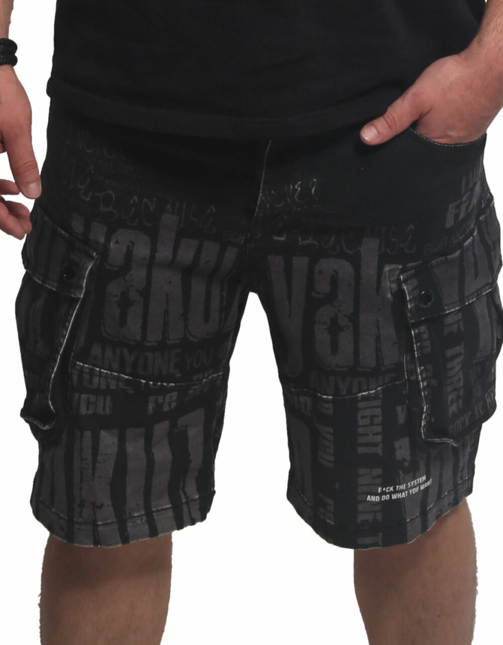 YAKUZA Anyone Allover Cargo Shorts
