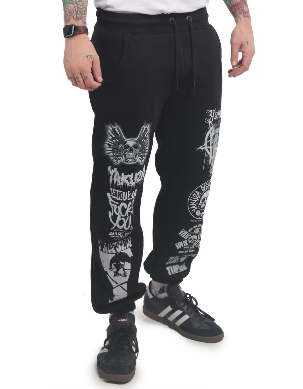 YAKUZA Patched Loose Jogginghose