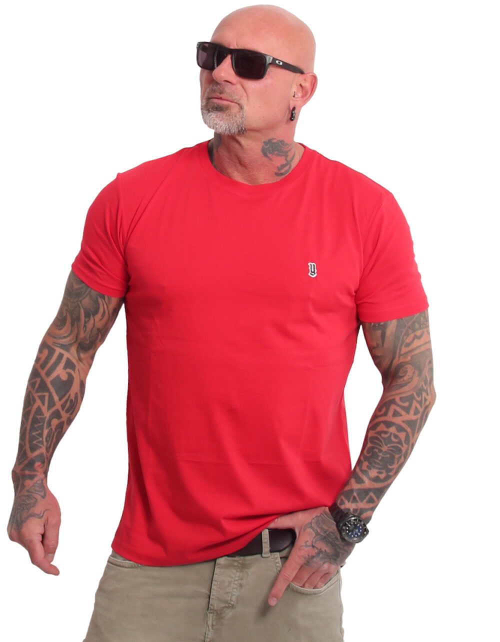 YAKUZA Plain Regular Basic T-Shirt