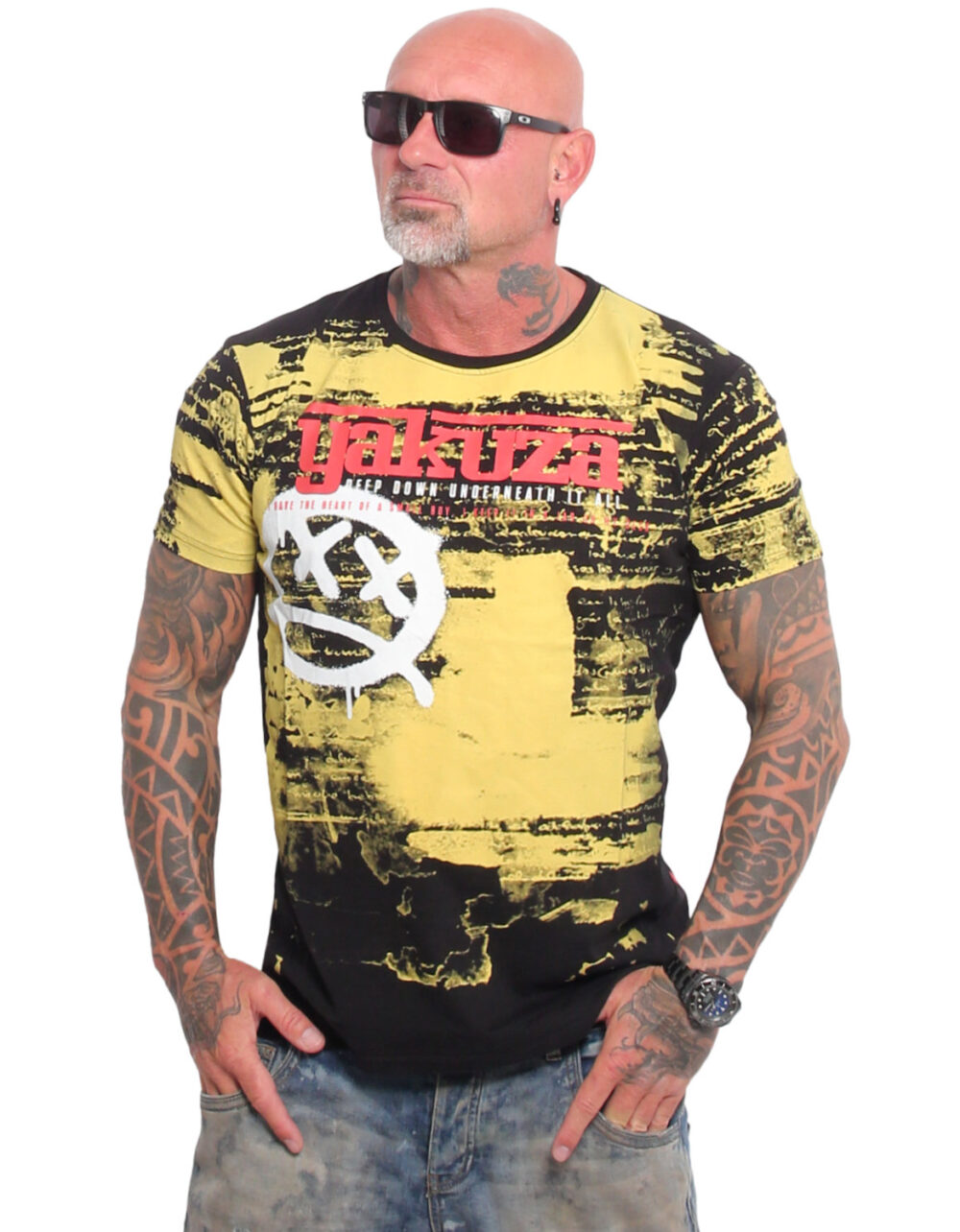 YAKUZA Deep Down Allover Regular T-Shirt