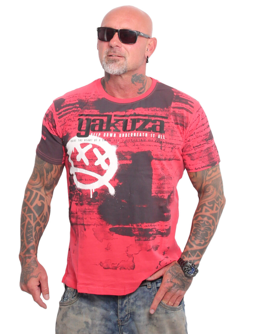 YAKUZA Deep Down Allover Regular T-Shirt