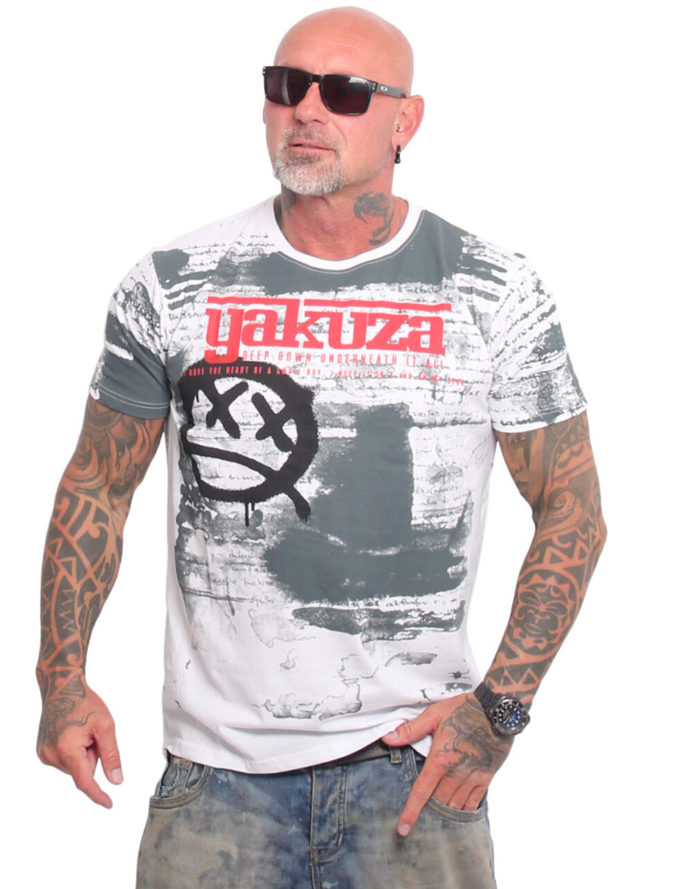 YAKUZA Deep Down Allover Regular T-Shirt