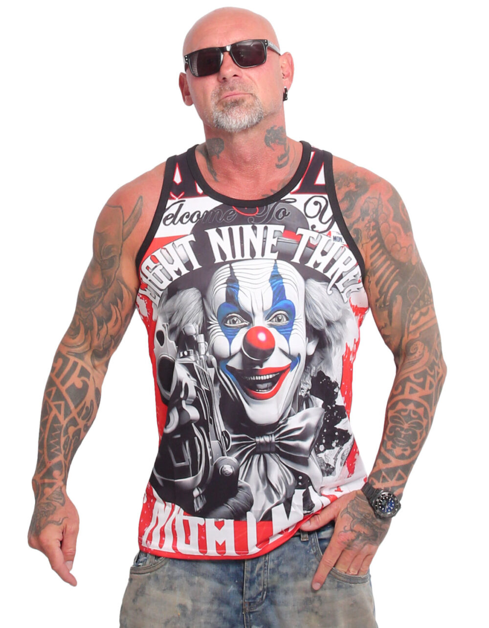 YAKUZA Welcome Mesh Tanktop