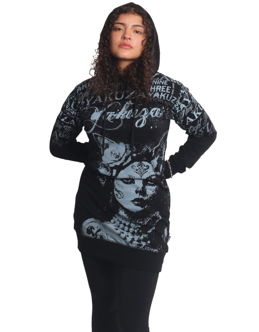 YAKUZA Catz Lite Hoodie Kleid