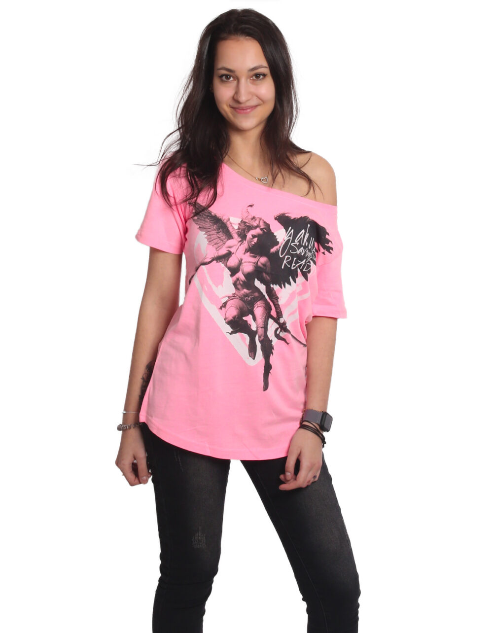 YAKUZA Nemesis Curved Crew Neck T-Shirt