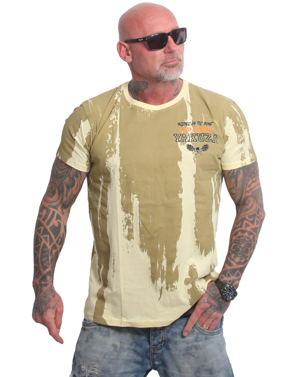 YAKUZA Fool Allover Regular T-Shirt