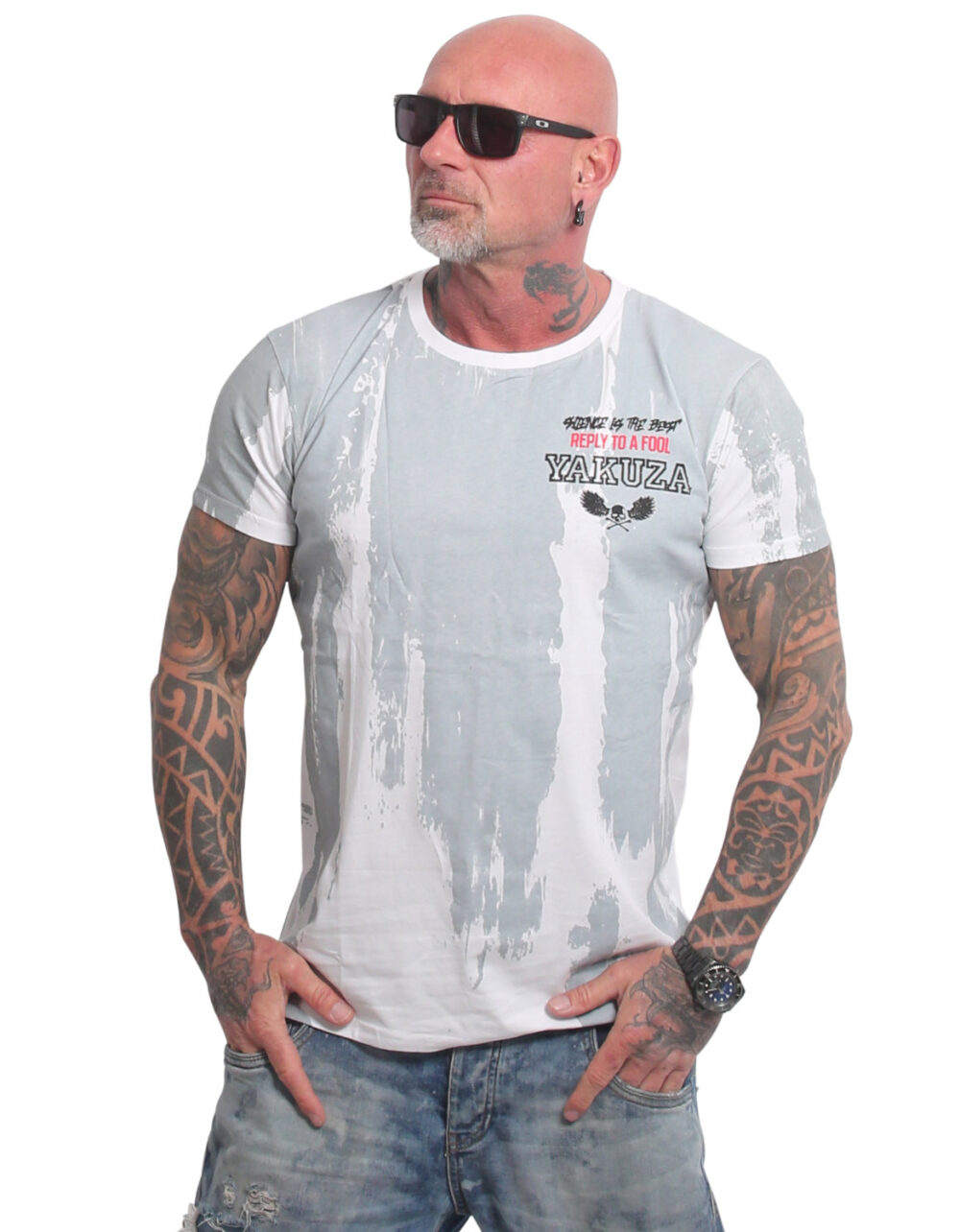 YAKUZA Fool Allover Regular T-Shirt