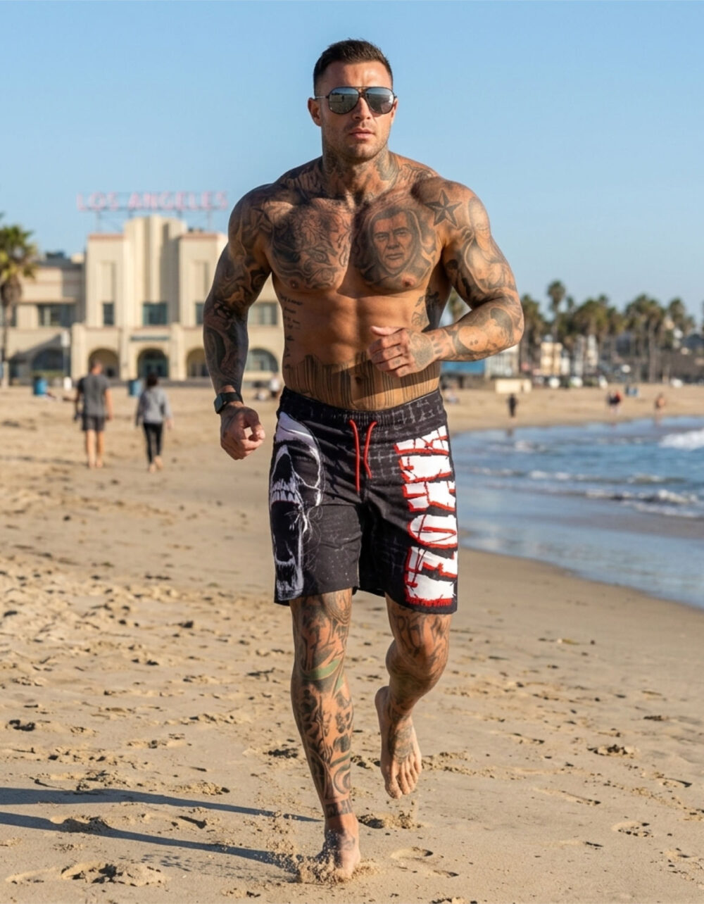 YAKUZA Screamz Badeshorts