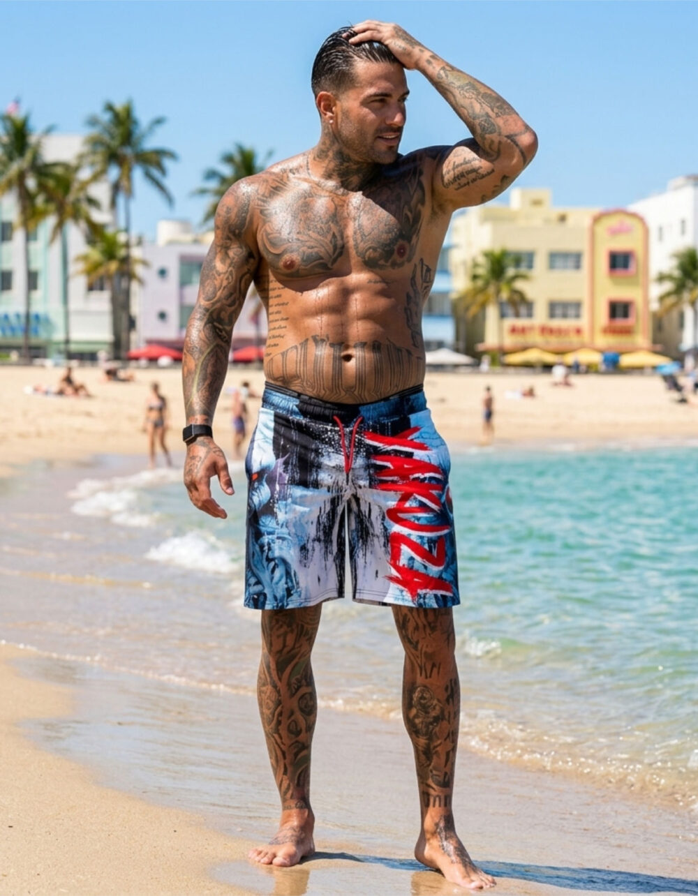 YAKUZA Insanity Badeshorts