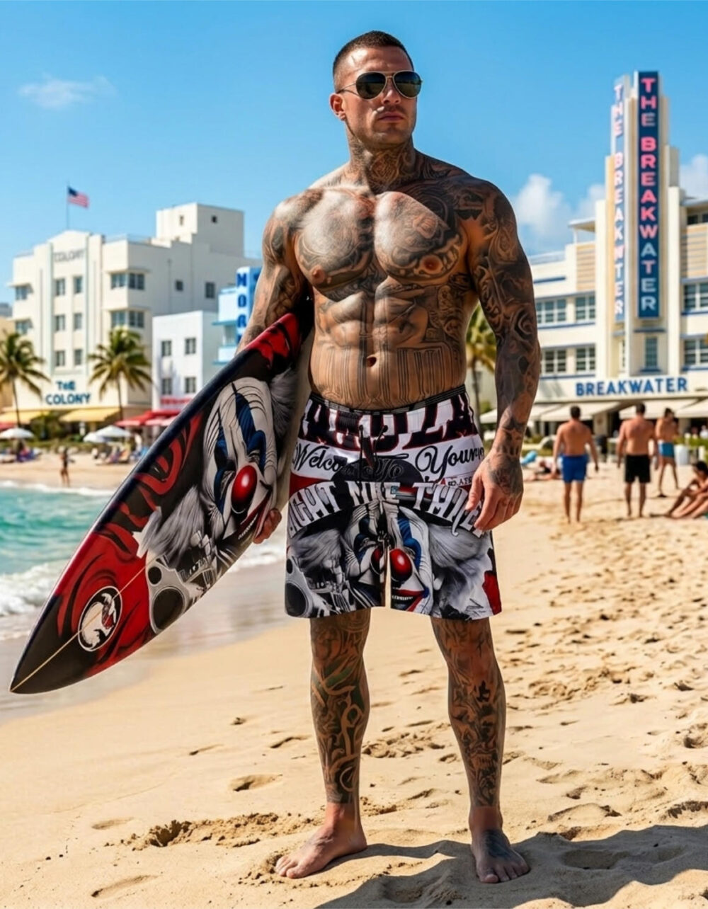 YAKUZA Welcome Badeshorts
