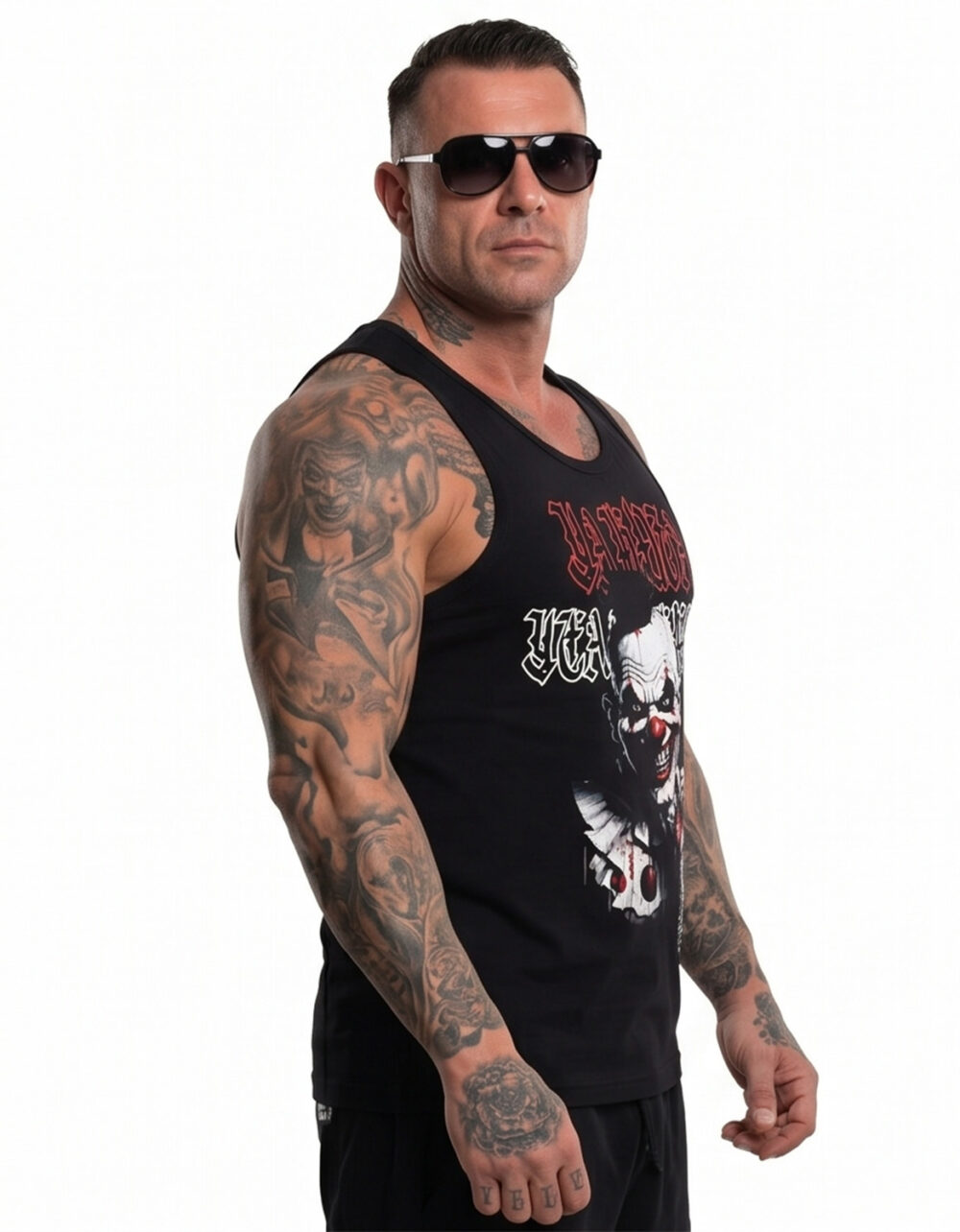 YAKUZA Yeah Slim Racer Tanktop